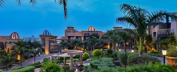 View of the resort's pool, showcasing the serene ambiance and luxurious amenities