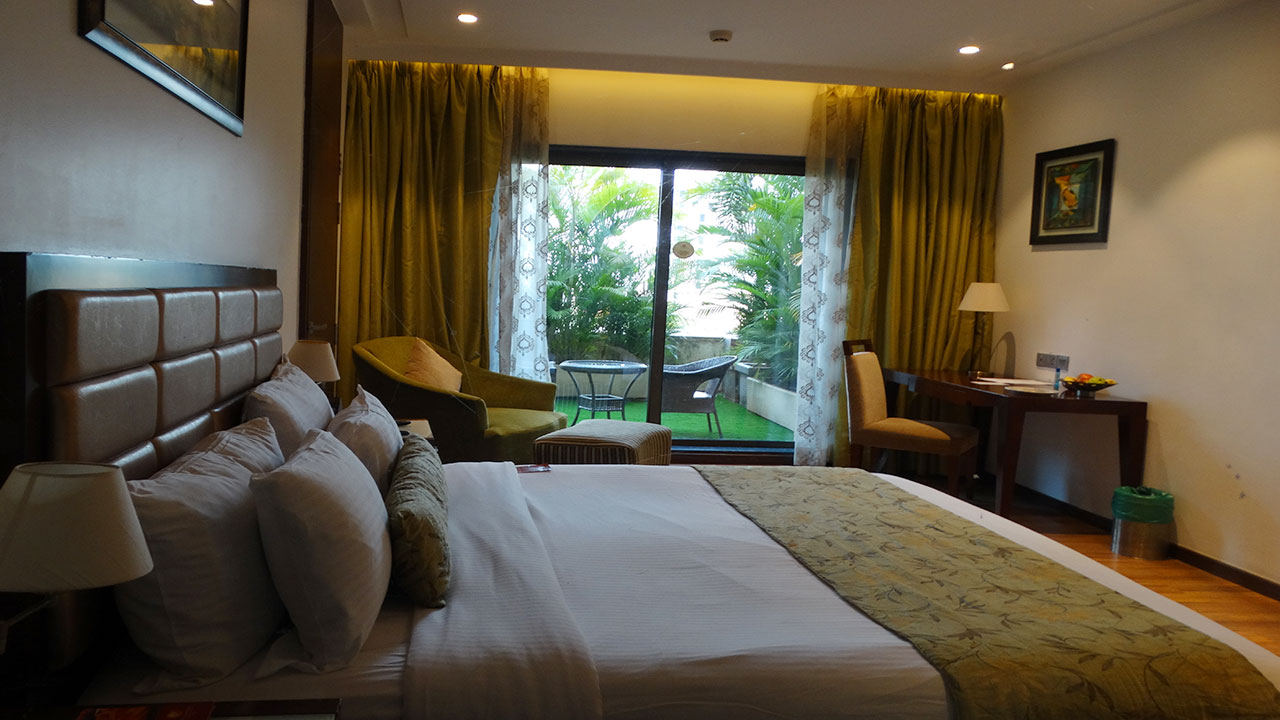 garden room in Pune at Corinthians Pune Resort & Club